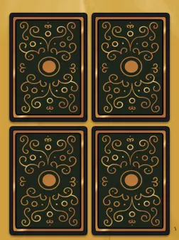 C C Cards Back Playing Cards