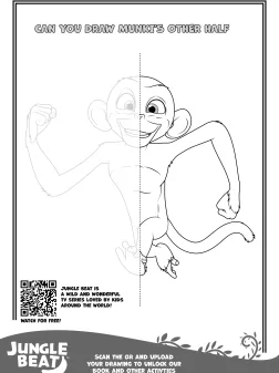 Draw Munki Activity Book