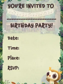 Party Invitations Party Kit