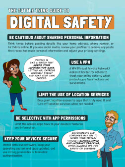 The Tuttle Twins Guild to Digital Safety Adventure Page