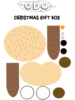 Christmas Gift Box Stencil
