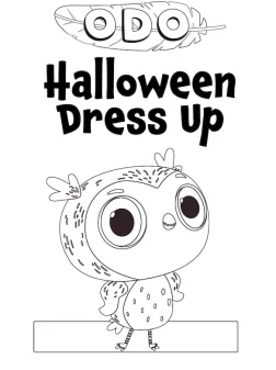 Halloween Dress Up Stencil