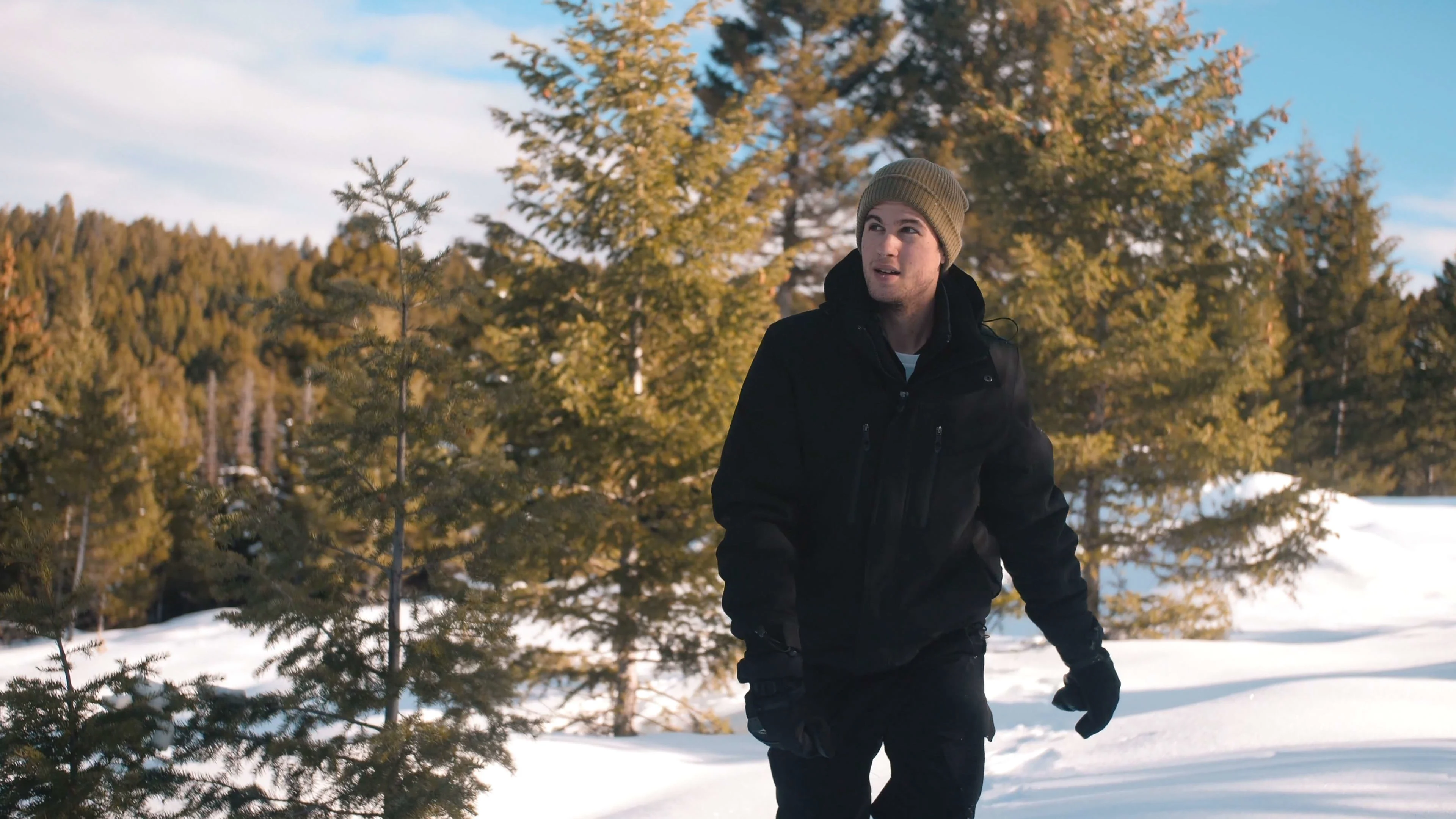 Hiking in Snow