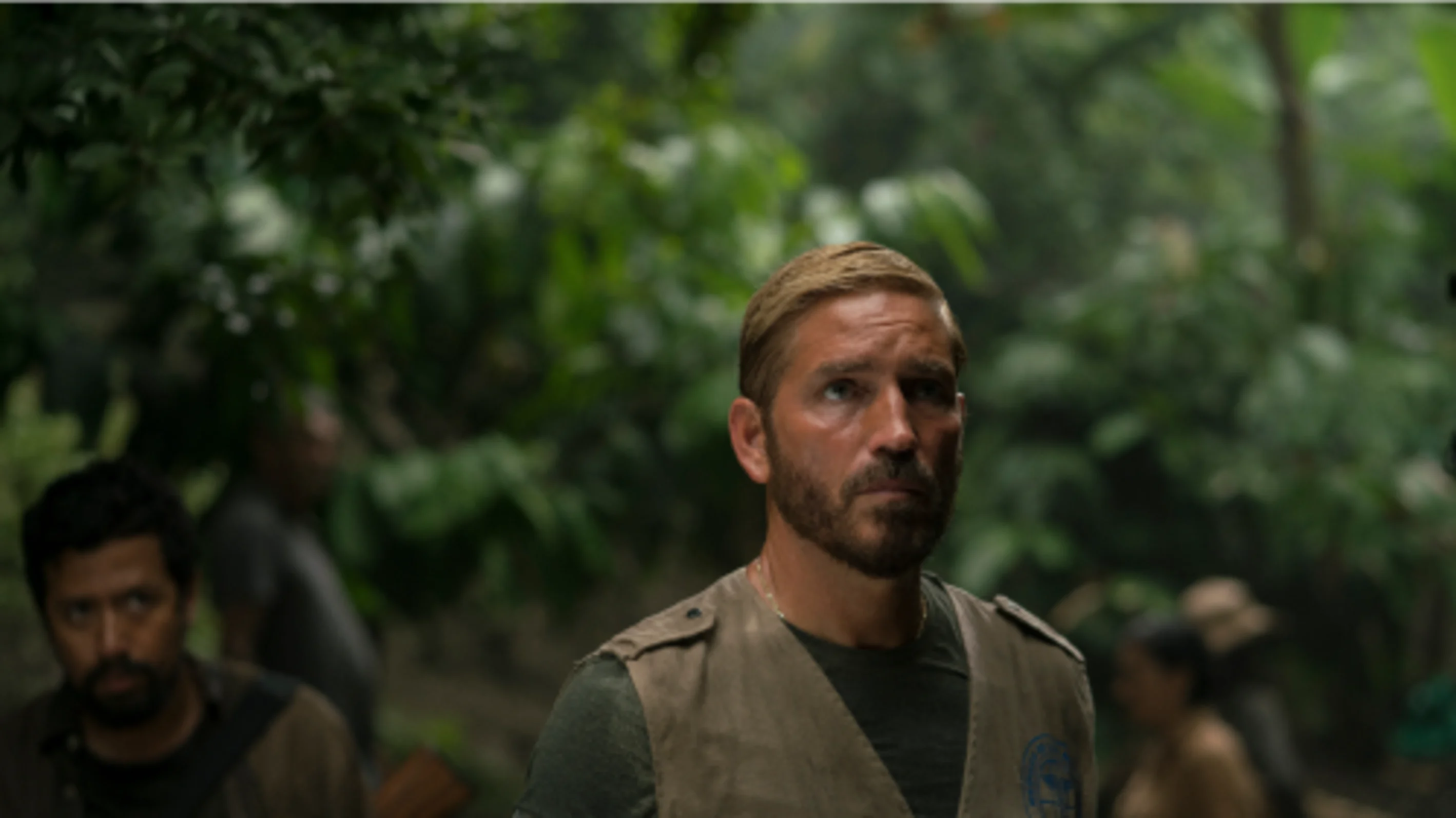 Jim Caviezel as Tim Ballard in the Jungle