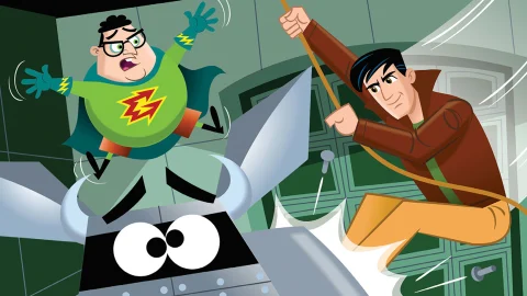 Mega-Moo and the Grumpy Ducks