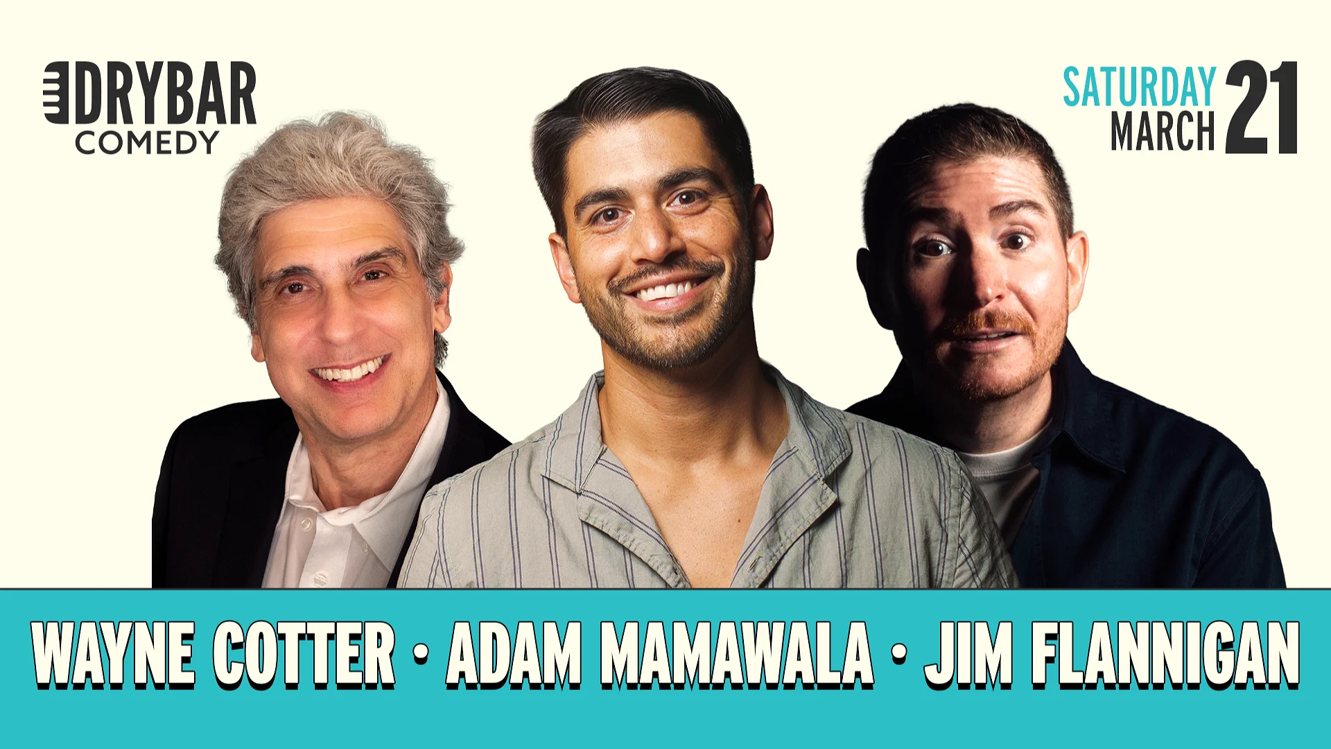 Dry Bar LIVE | Wayne Cotter, Adam Mamawala, Jim Flannigan | March 21st