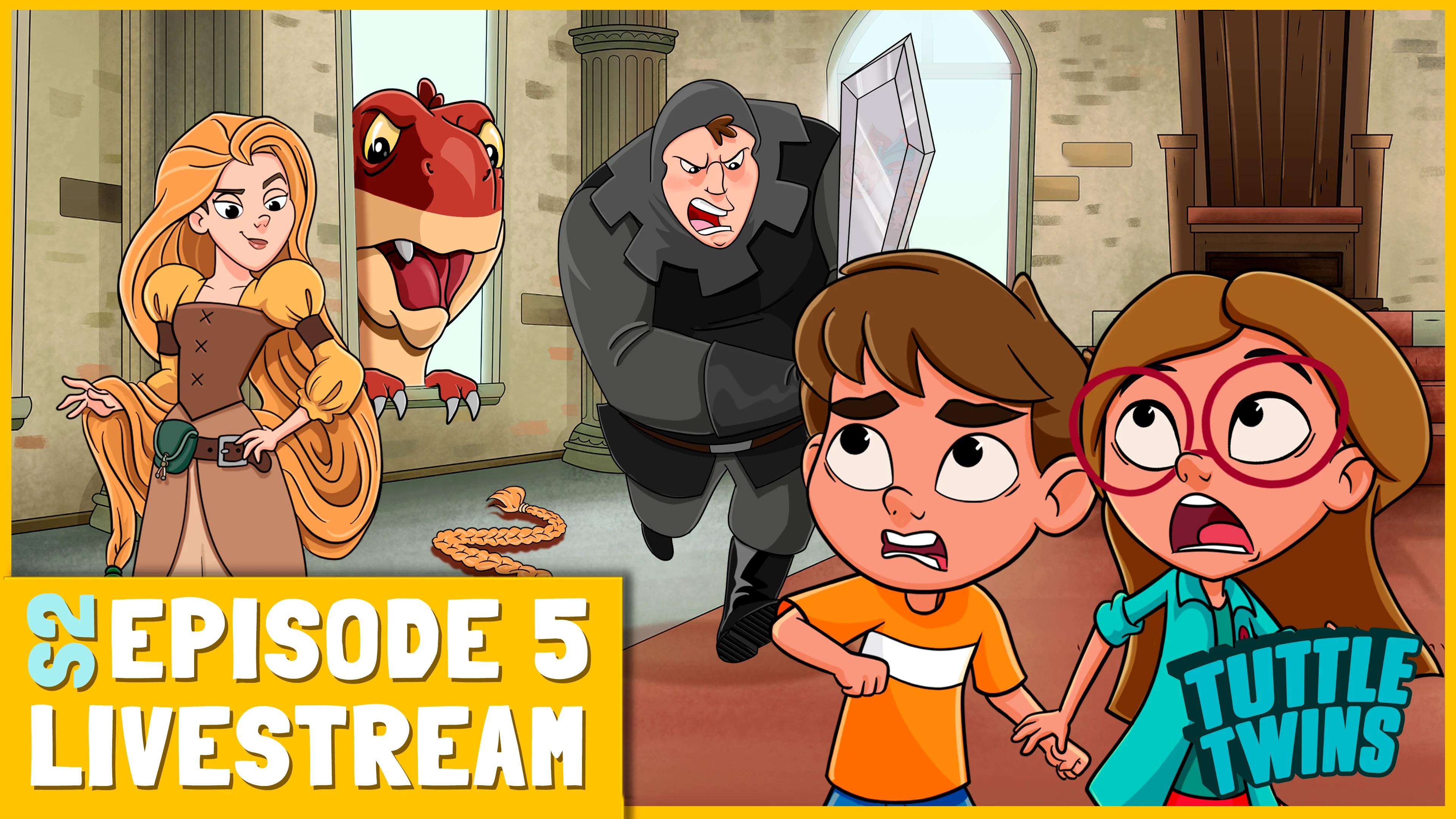 Tuttle Twins | Season 2 Episode 5 - A T-Rex and Tangled Ideas Livestream Thumbnail