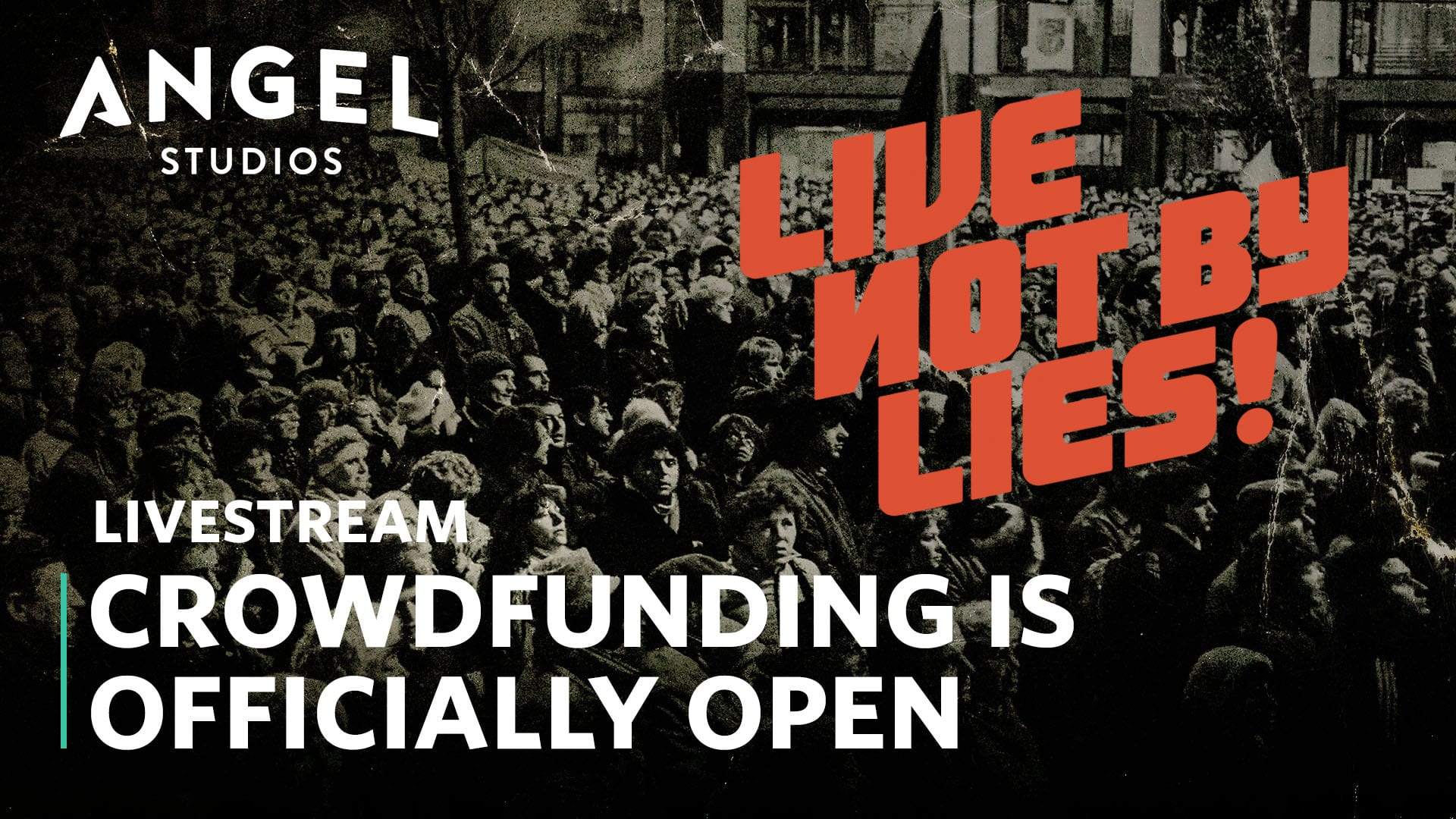 Crowdfunding Is Officially Open | Live Not By Lies Livestream Thumbnail