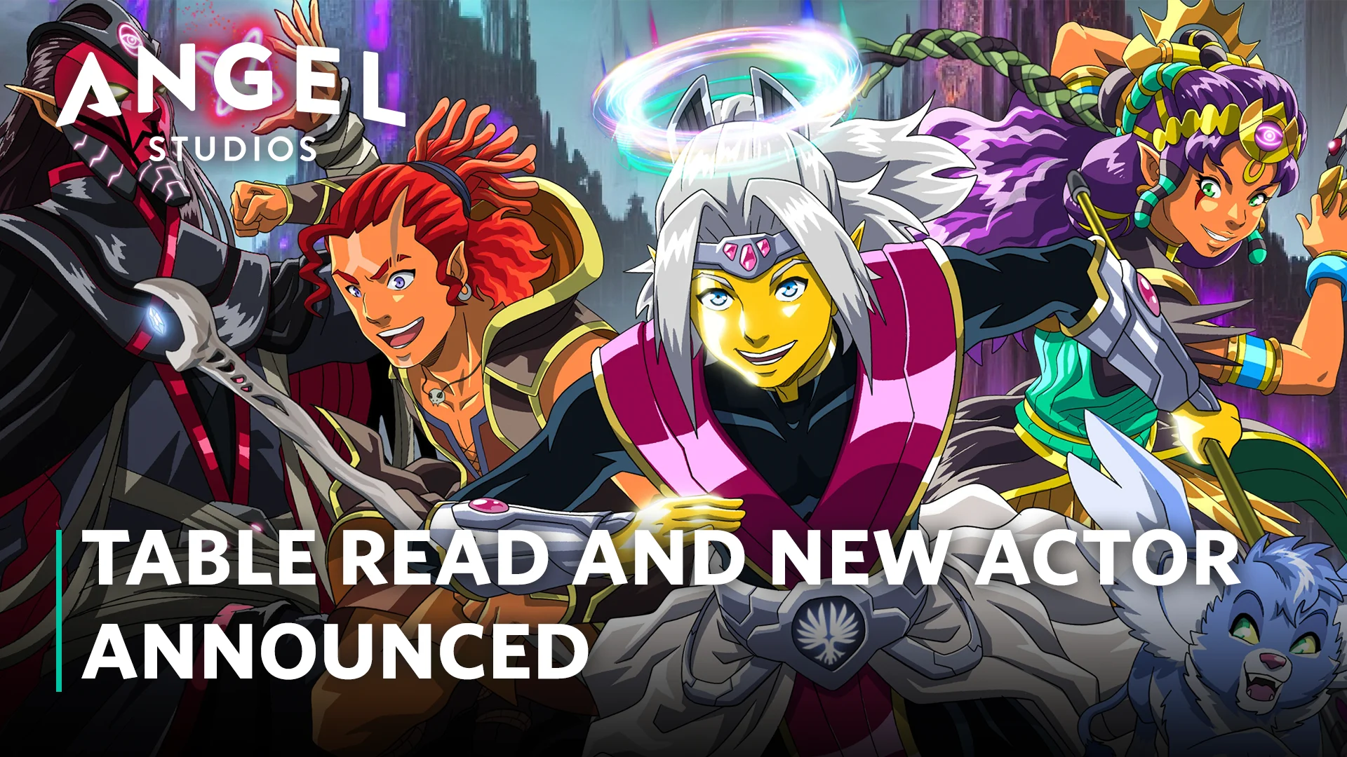 Table Read and New Actor Announced Livestream Thumbnail