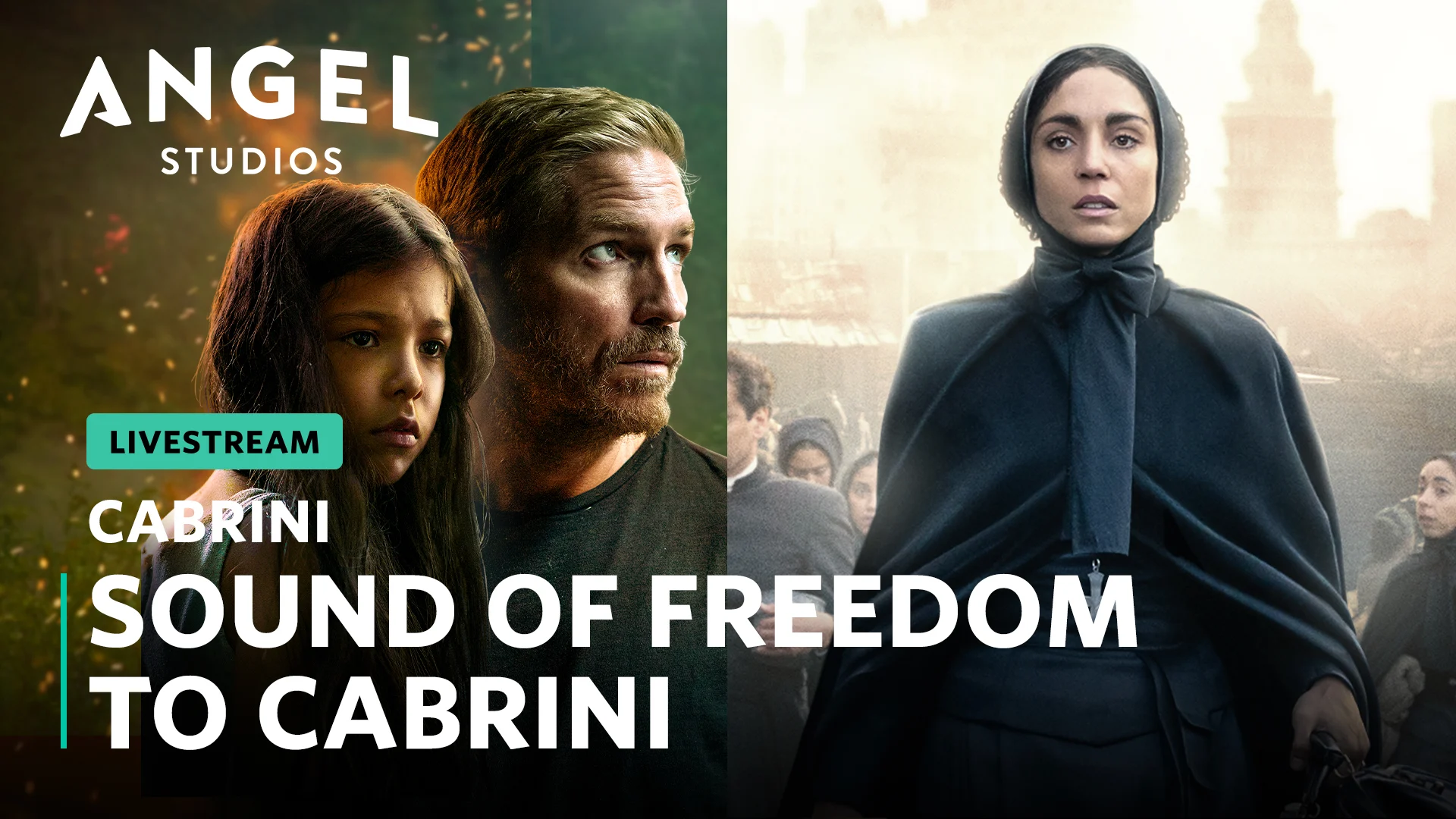 Sound of Freedom to Cabrini Livestream Thumbnail