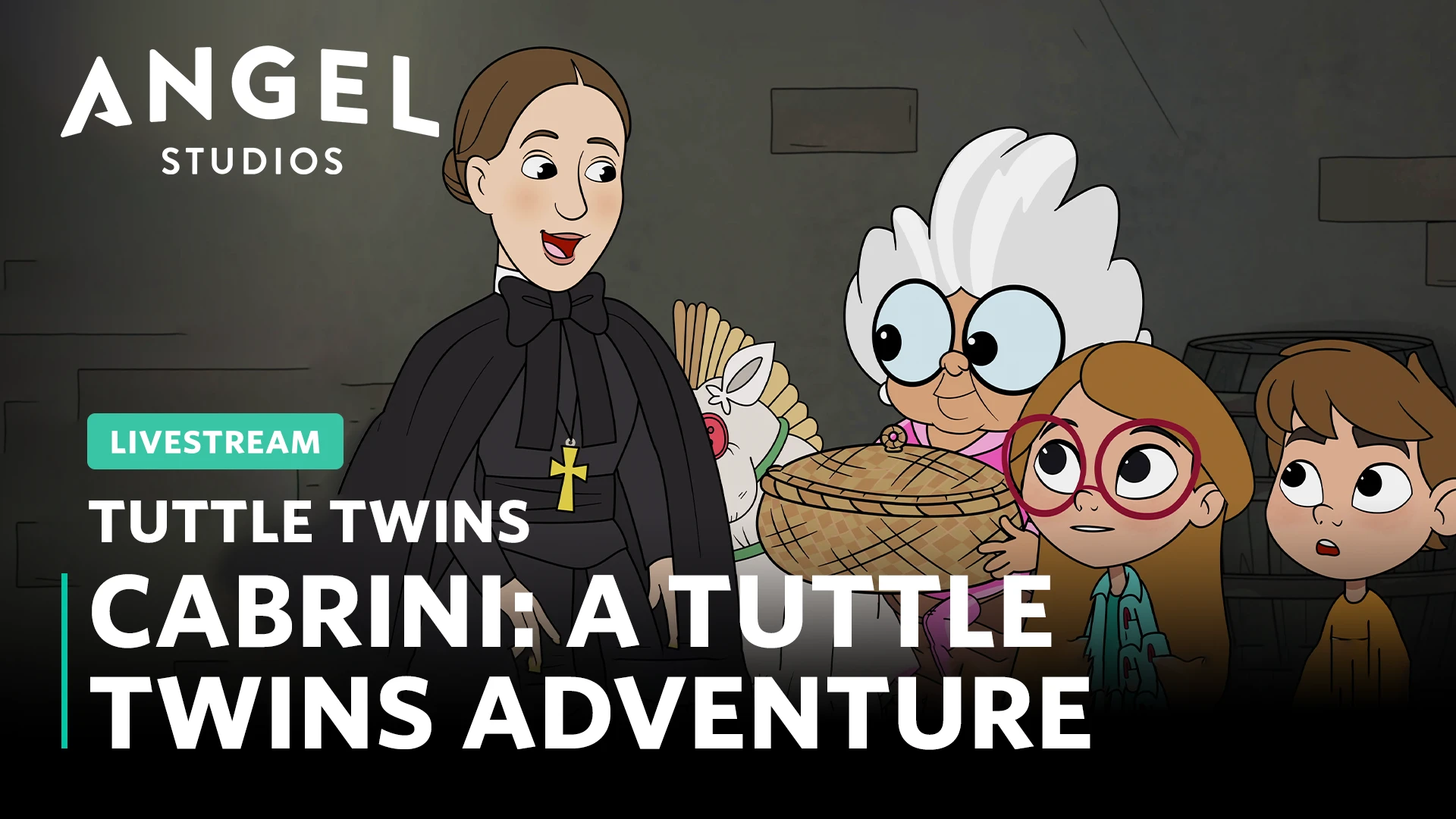 Cabrini: A Tuttle Twins Adventure Livestream Thumbnail