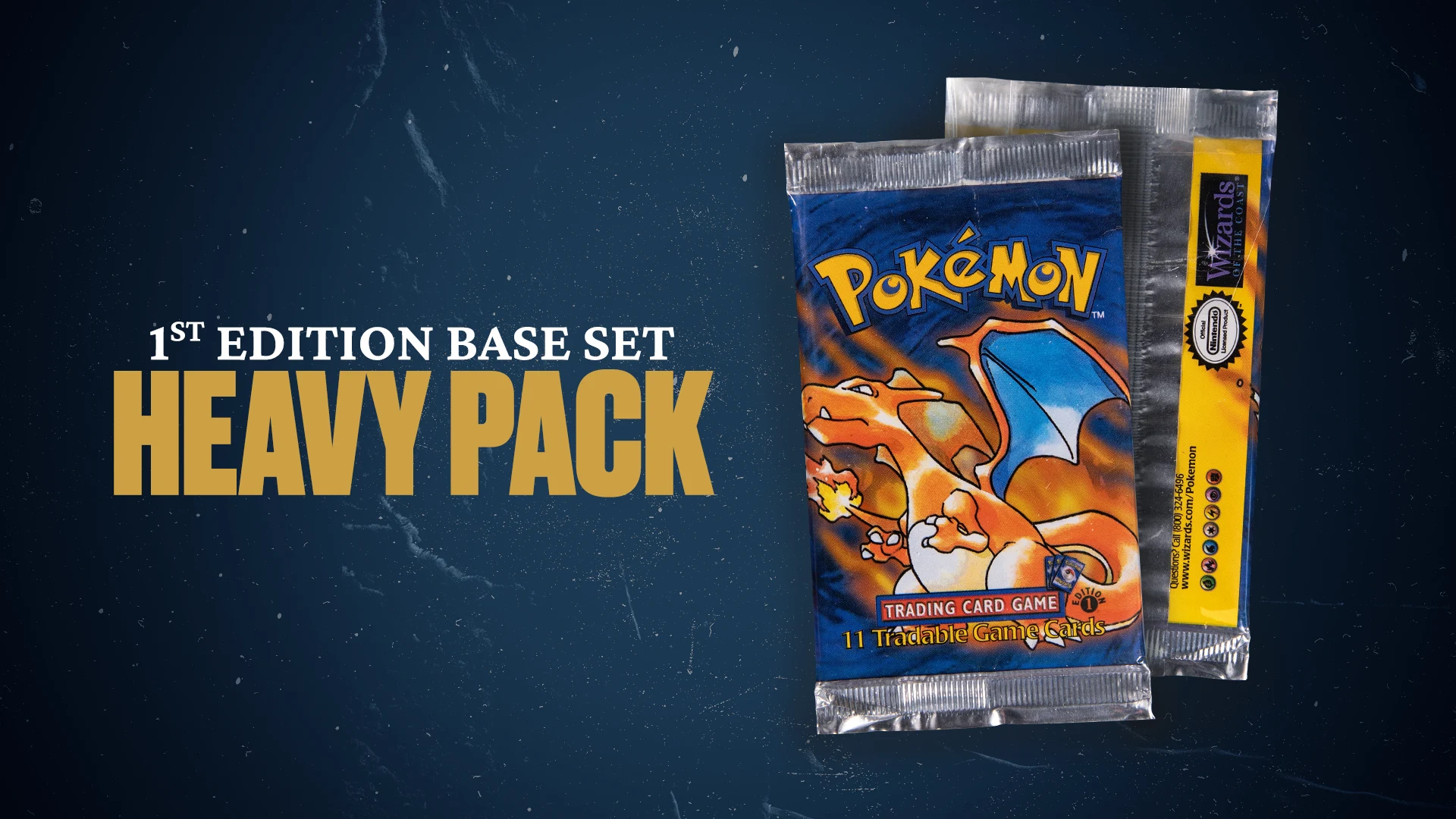 Unopened First Edition Heavy Base Booster Pack