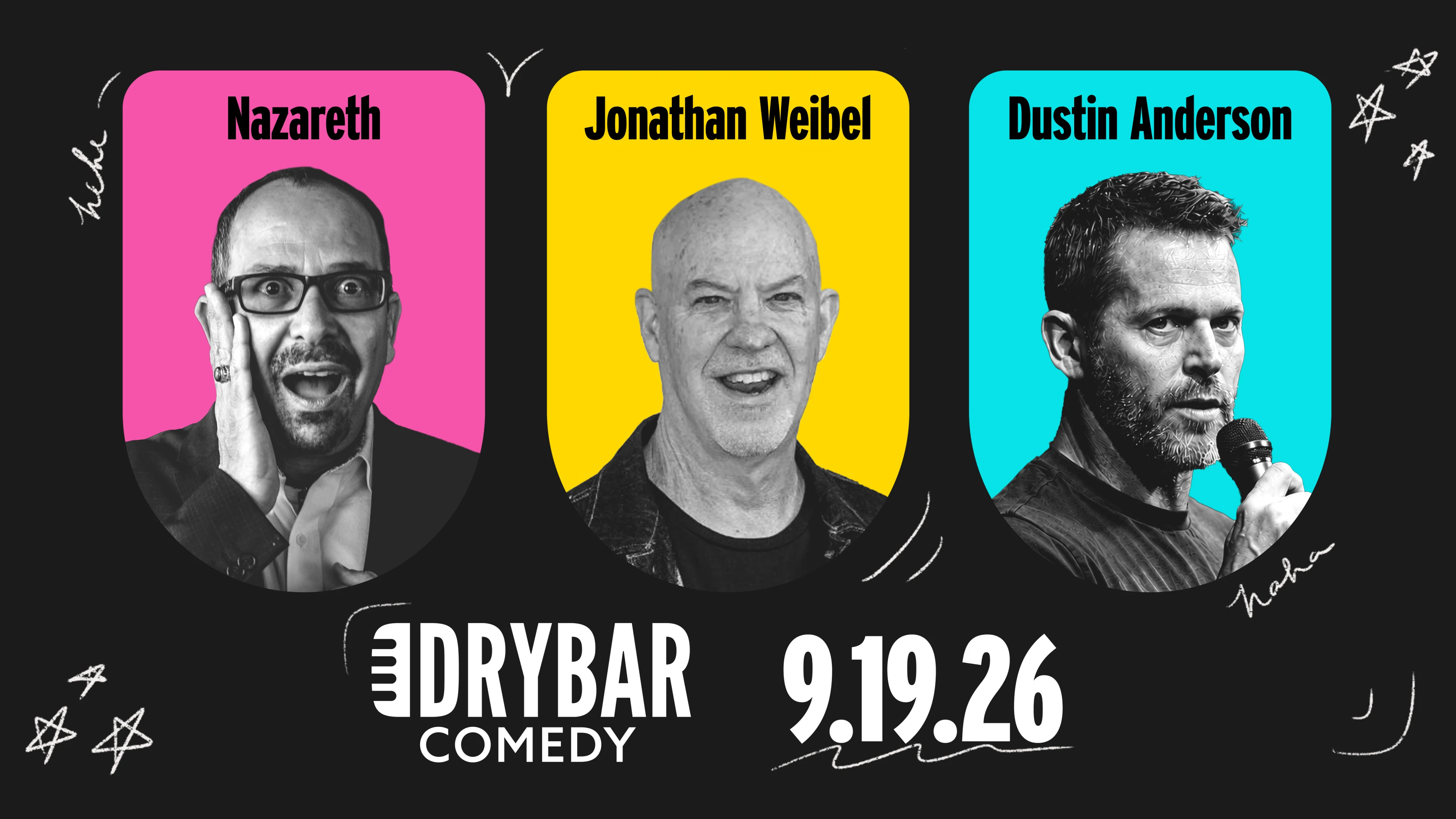 Dry Bar Live: Nazareth, Jonathan Weibel, and Dustin Anderson | Sept 19 Livestream Thumbnail