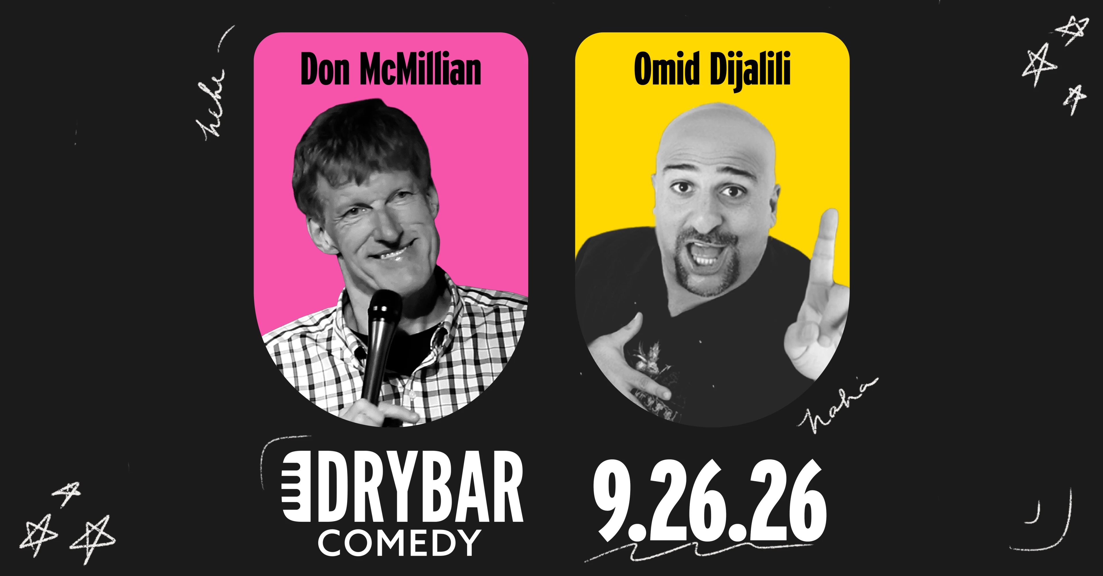 Dry Bar LIVE: Don McMillian and Omid Dijalili | Sept 26 Livestream Thumbnail