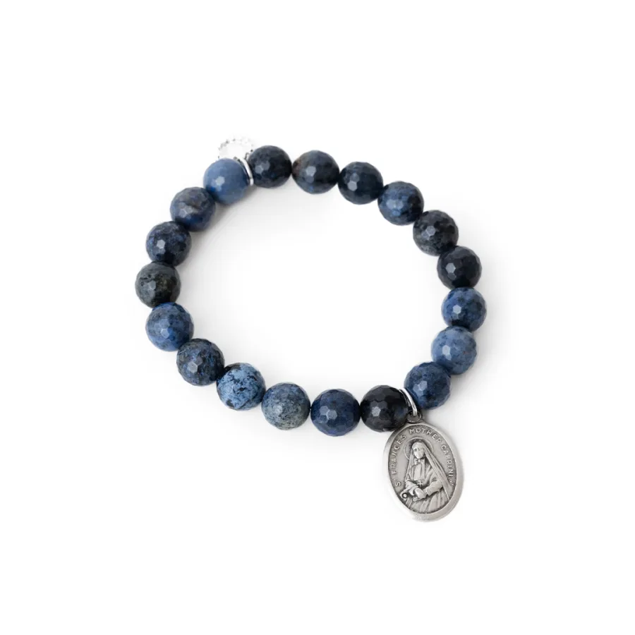 Beaded Bracelet with Medallion