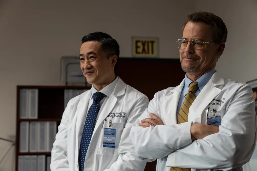 Greg Kinnear and Terry Chen in SIGHT