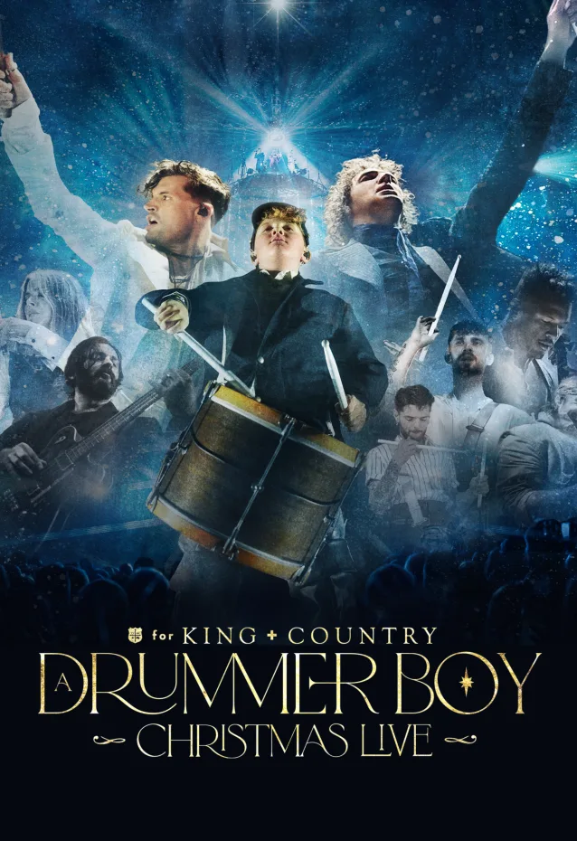 for KING + COUNTRY’s A Drummer Boy Christmas LIVE Movie Poster