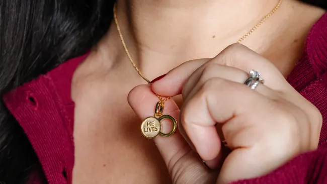 Liz Tabish - Empty Tomb Necklace