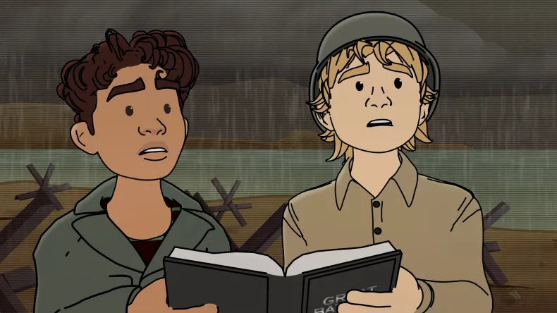 Link to show Great Battles For Boys Episode 3 - "D-Day: The Fall of the GPA"