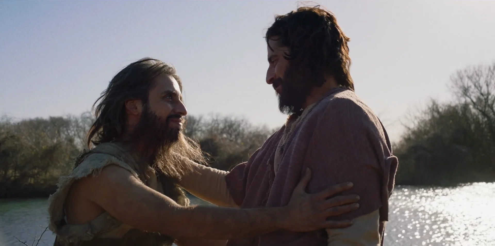 Jesus talks to John the Baptist