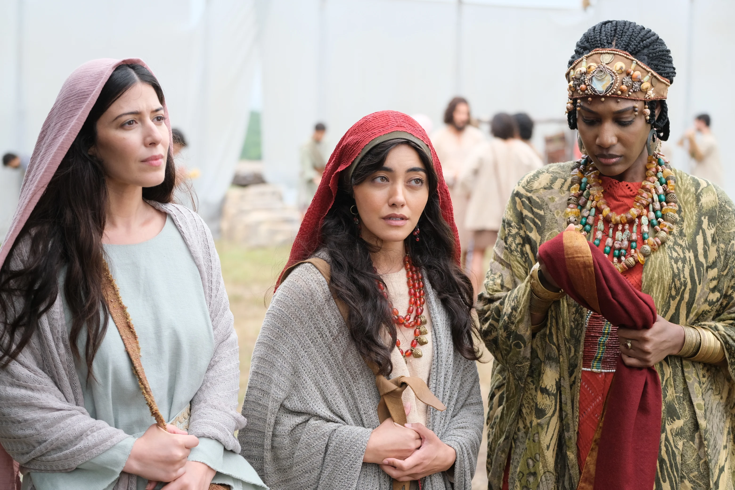 Image of Ramah, Mary, and Tamar in The Chosen