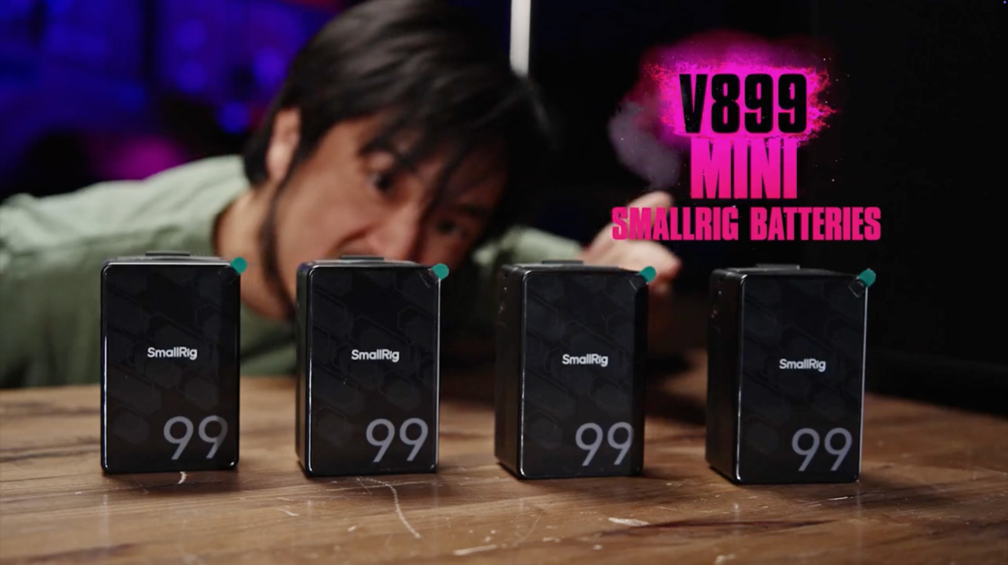 Four (4) SmallRig VB99 Camera Batteries