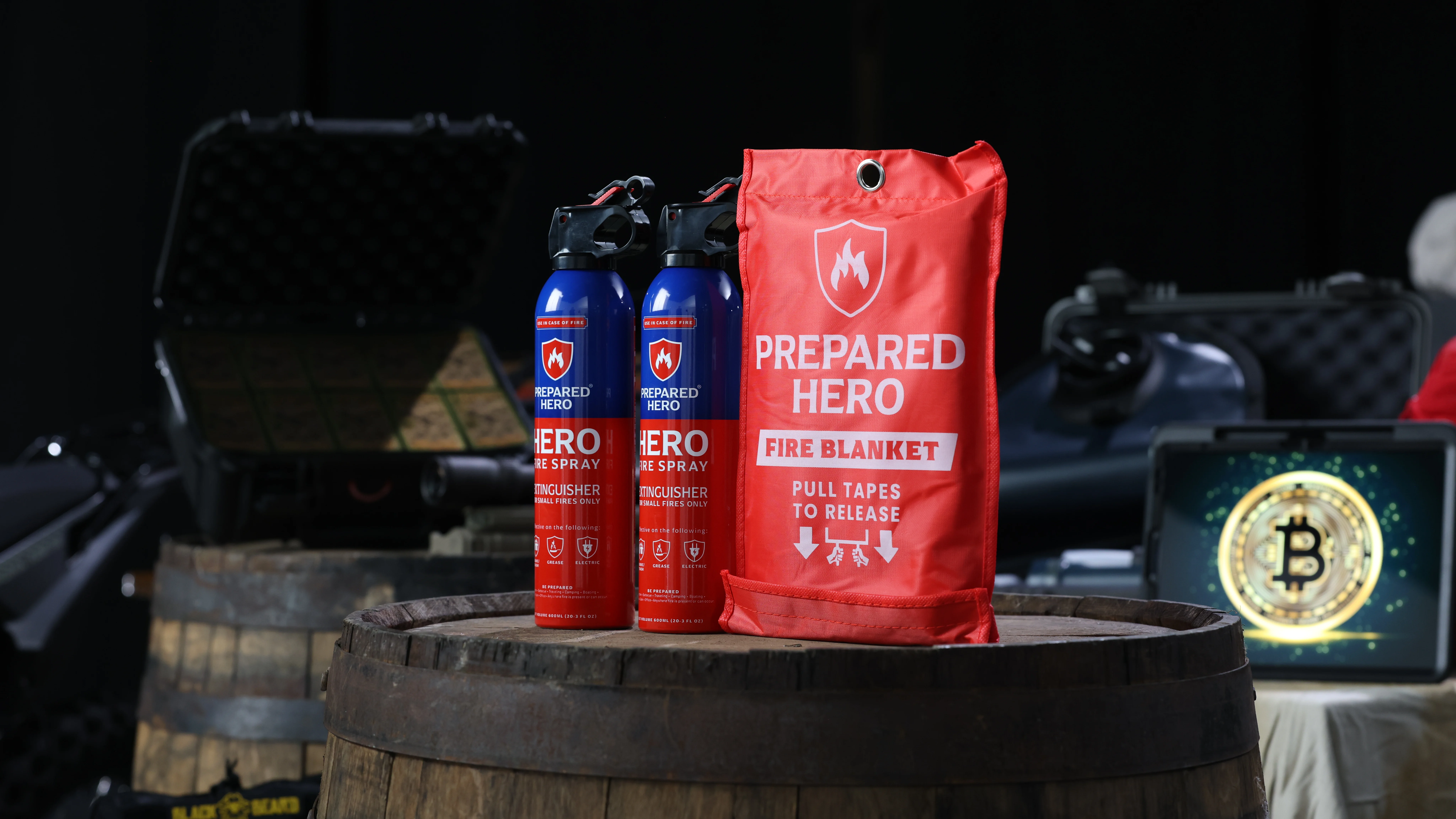 Prepared Hero Fire Extinguisher